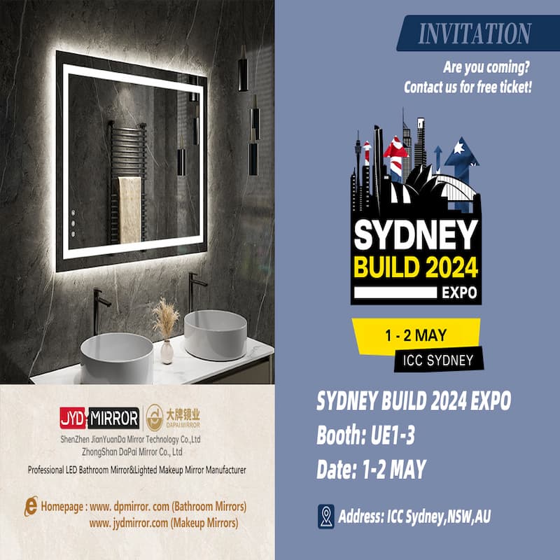 Enthüllung von Innovationen: JYD Mirror präsentiert hochmoderne Spiegel auf der kommenden Sydney Building Materials Expo